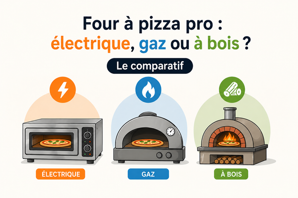 Four à pizza pro : électrique, gaz ou à bois ? Le comparatif