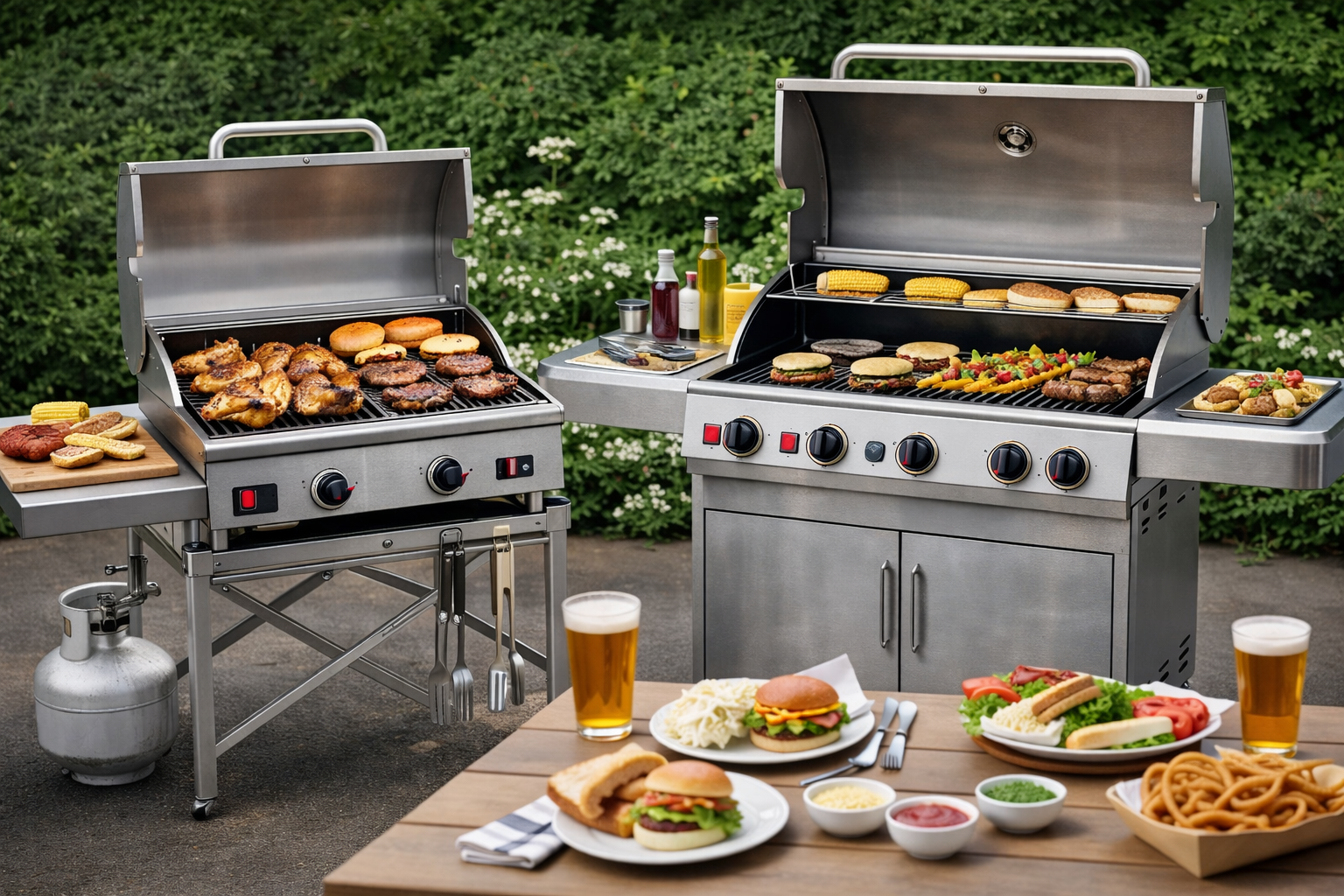 Grille à table et barbecue professionnel pour restaurant - Cuistéo