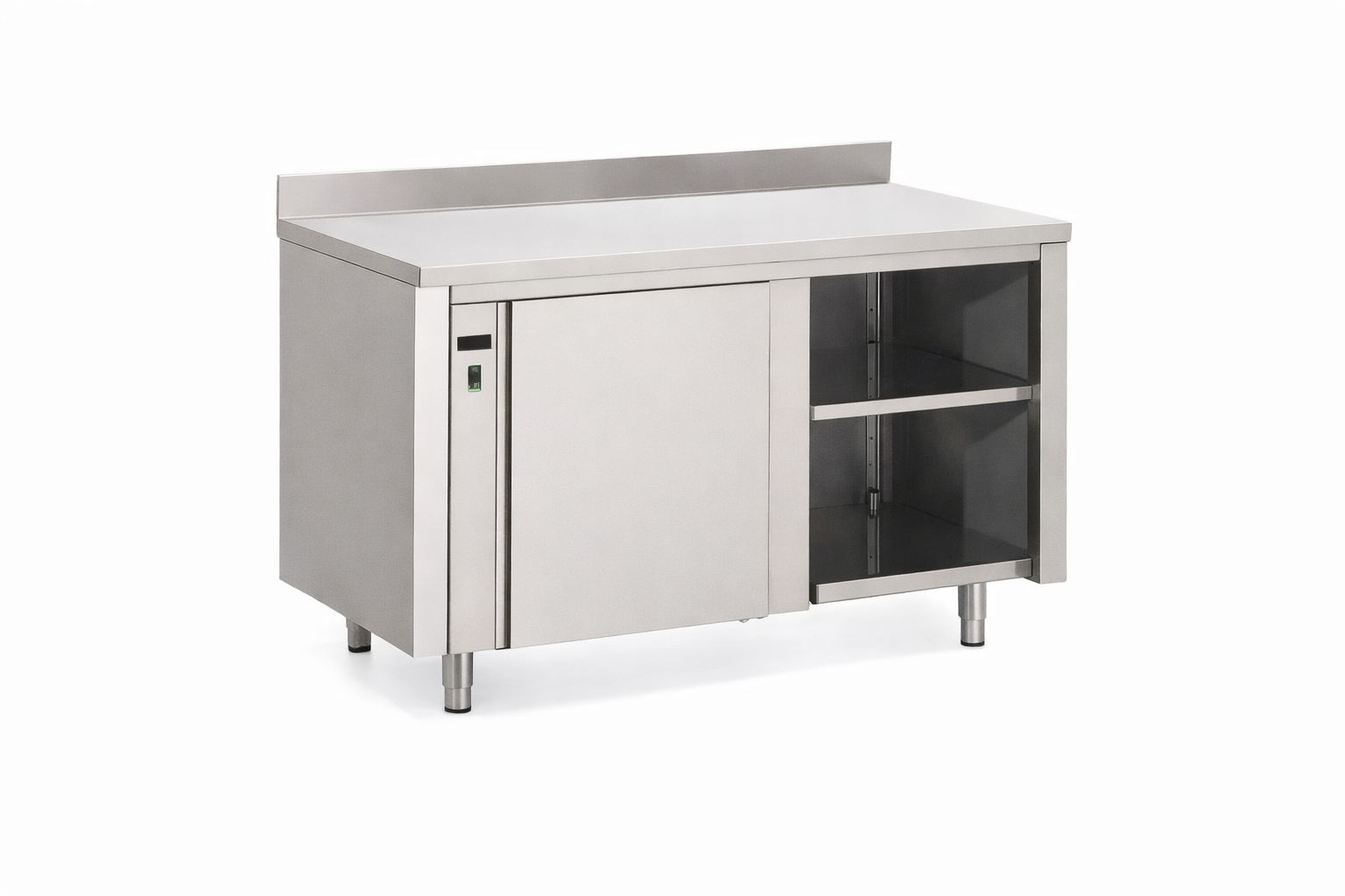 Meuble chauffant inox professionnel pour cuisine pro - Cuistéo