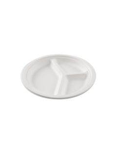Assiette jetable professionnelle compostable - Cuistéo