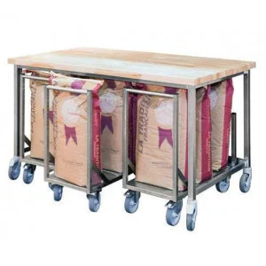 Table de boulangerie professionnelle inox - Cuistéo