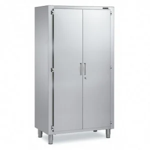 Armoire inox haute professionnelle pour cuisine pro - Cuistéo
