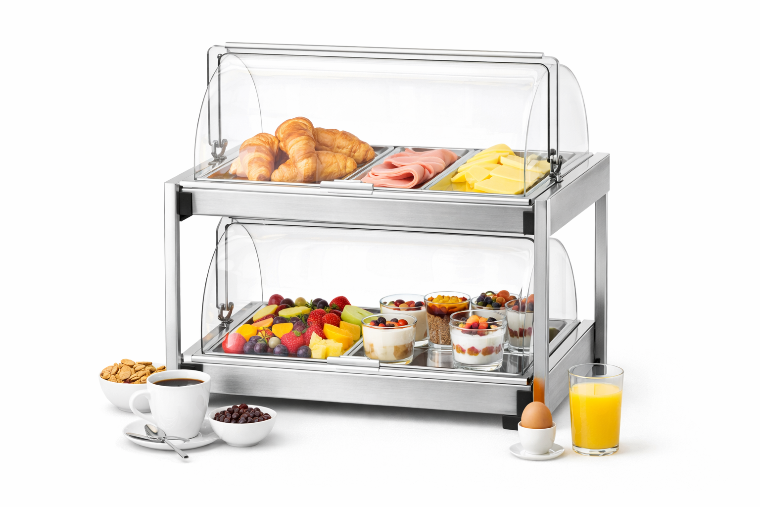 Vitrine buffet professionnelle présentation - Cuistéo