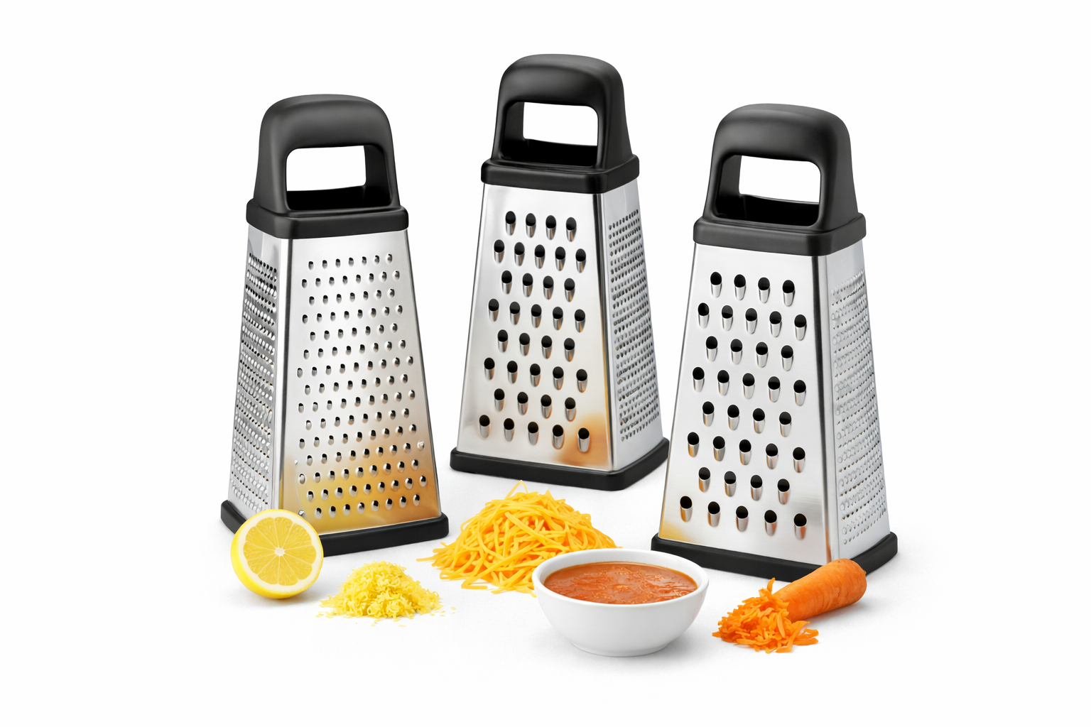 Râpes professionnelles cuisine inox - Cuistéo