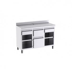 Table inox comptoir professionnelle - Cuistéo