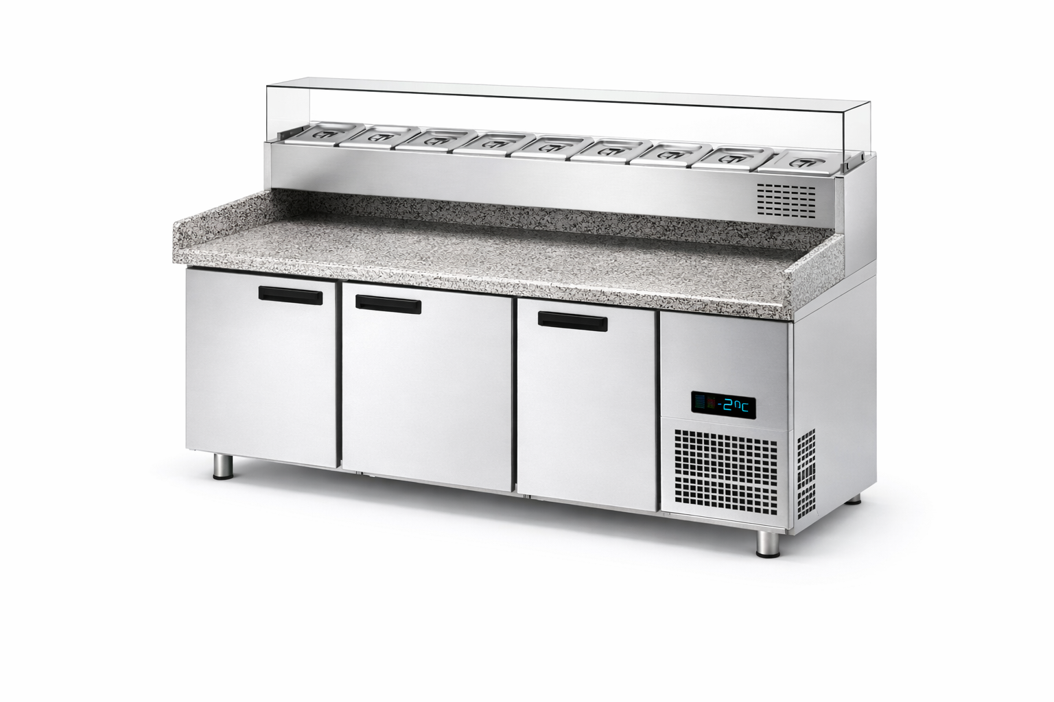 Table pour pizzaiolo réfrigérée professionnelle - Cuistéo