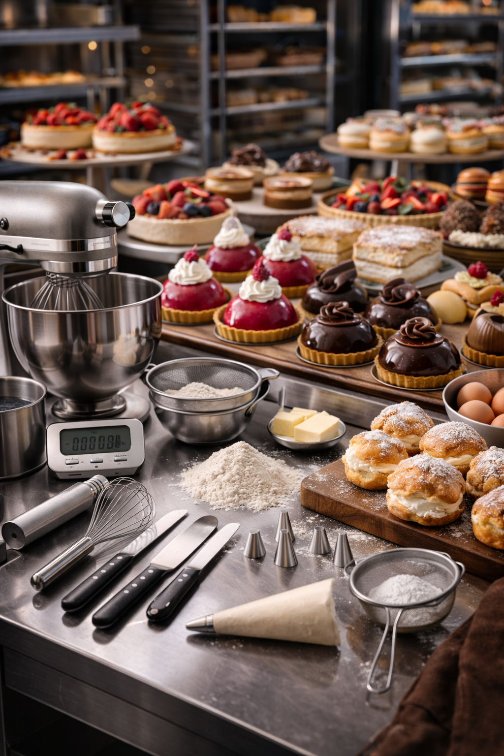 Matériel pâtisserie professionnel - Moules, plaques, ustensiles pour pâtissier - Cuistéo
