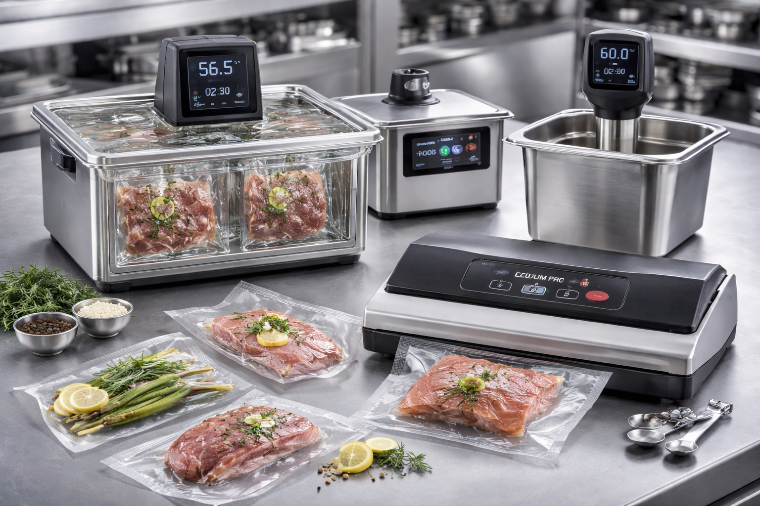 Matériel sous vide professionnel cuisson basse température - Cuistéo