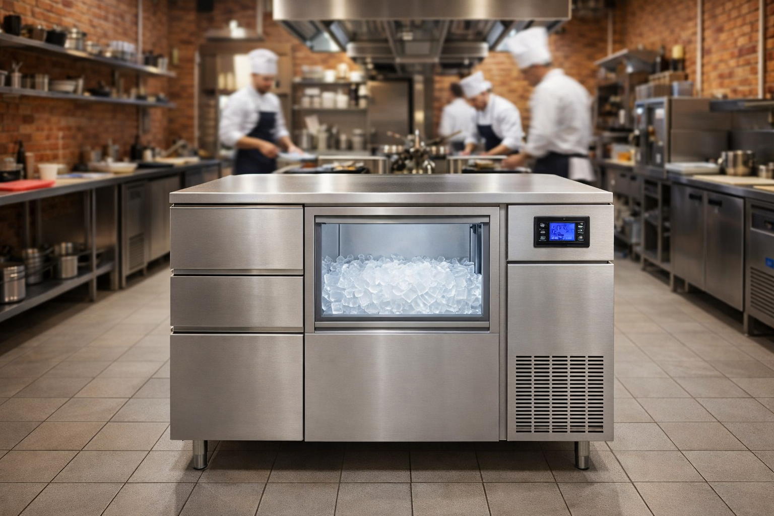 Machine à glaçons professionnelle pour bar et restaurant - Cuistéo
