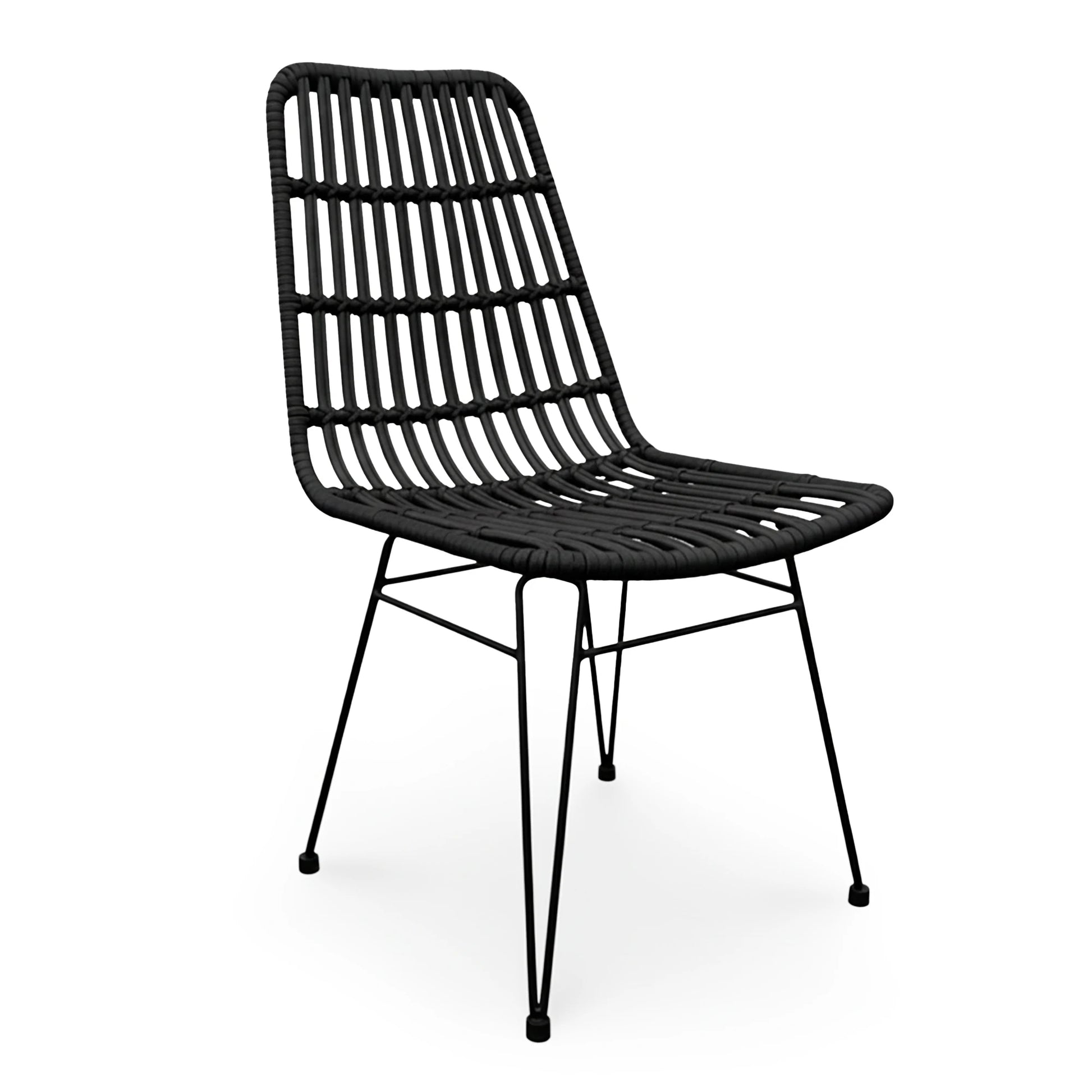 Chaise LUCKY - Noir - Madrid Mobiliario