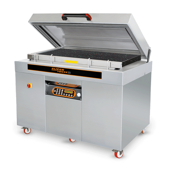 Machine sous vide à cloche industrielle JUMBO SUPER - pompe 150 m³/h - Lavezzini