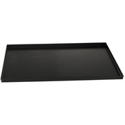 Plaque en tôle noire 600x400 bord droit 20 mm - Diamond