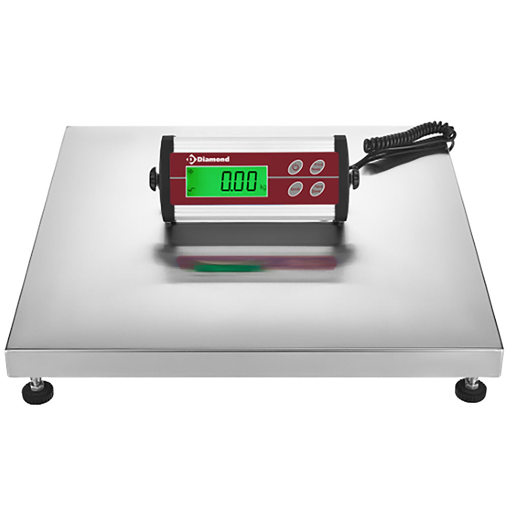 Bascule électronique inox, 75Kg x 20g - Diamond