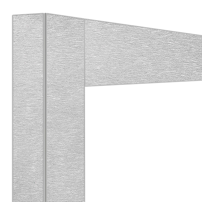 Déco vitrine 530 Lt.Acier satiné - Diamond