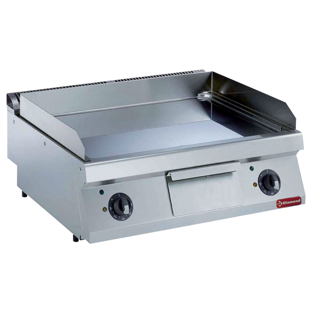 Plaque de cuisson électrique, lisse au chrome dur -TOP- - Diamond