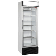 Vitrine T° négative, statique/ventilée, 500 Lt., avec caisson lumineux - Diamond