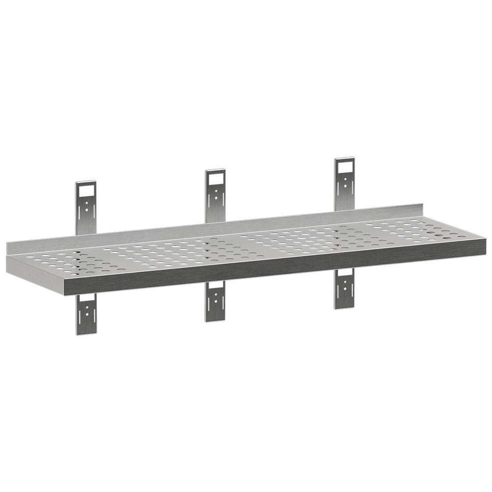 Etagère murale perforée, 3 consoles et 3 crémaillères - Diamond