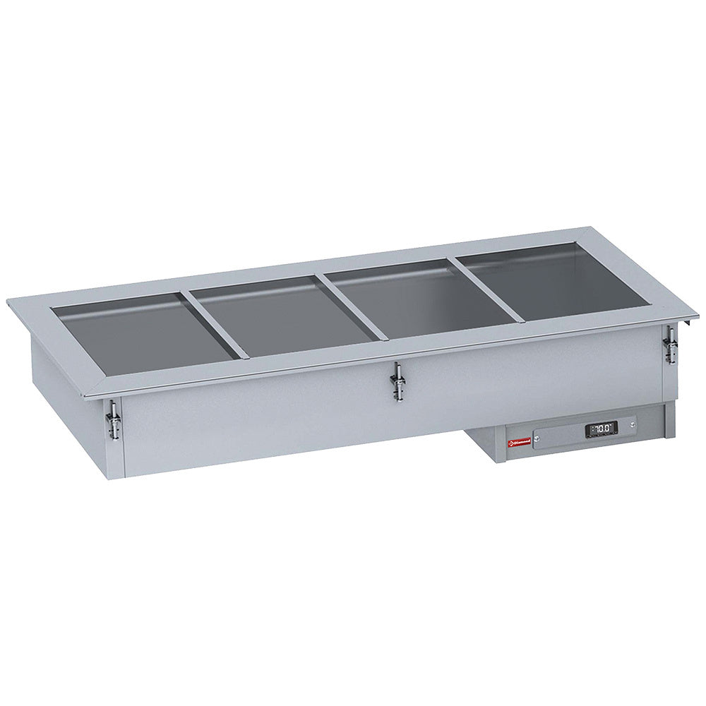 Elément bain-marie 5x GN 1/1 - à sec - statique - Diamond