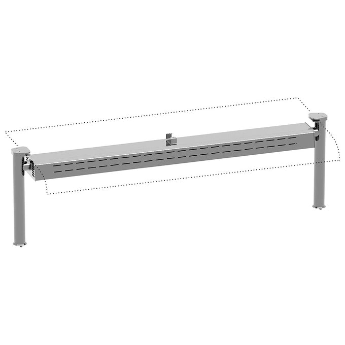 Supports avec rampe chauffante/éclairage halogène - Réf IN/HOT15X - L 1414 x P 142 x H 483 mm - Diamond