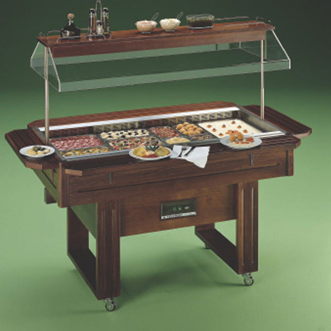 Buffet vitrocéramique capacité 4 GN 1/1 - 3,1 kW - Diamond