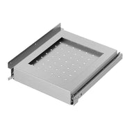 Etagère de fond inox extractible sur guides pour compartiment avec porte - Diamond
