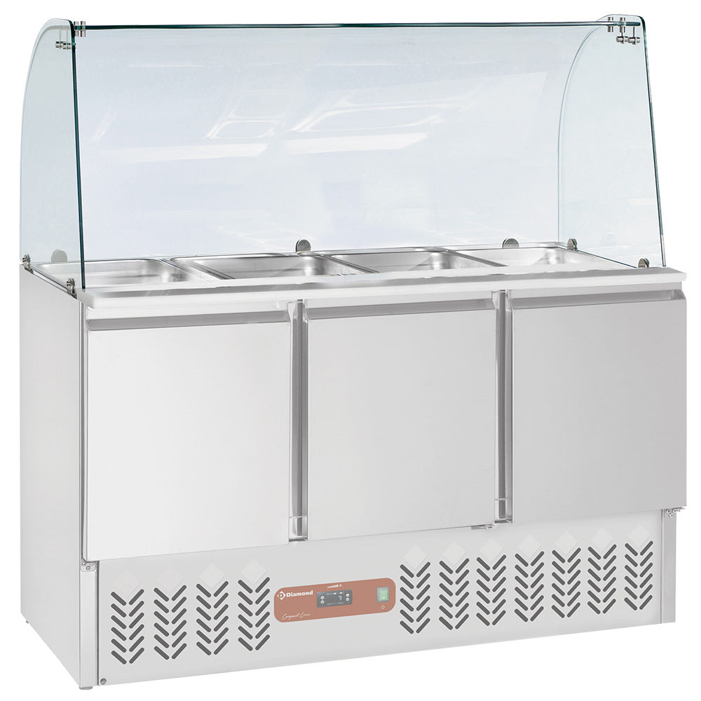 Kit complet vitre bombée pour SAL3M/... - Diamond
