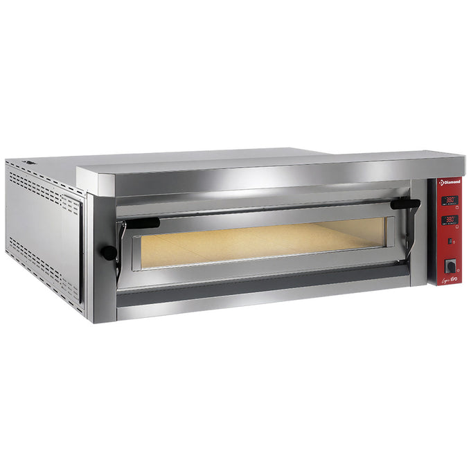 Four électrique à pizzas "extra large", 9 pizzas 350mm - FULL pierre réfractaire - 13,7 kW - Diamond