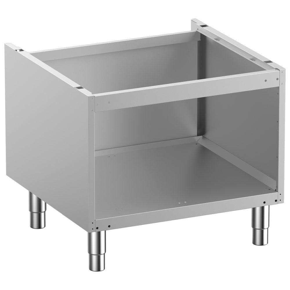 Soubassement ouvert, sur pieds inox réglables + Portes pour soubassement 700 mm - Diamond