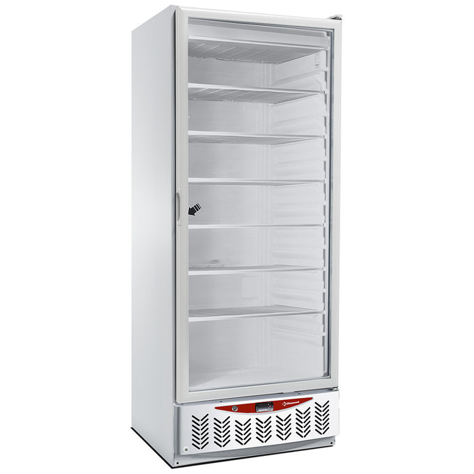 Congélateur statique, porte vitrée, 525 litres, GN2/1+600x400, blanc - Réf NFT55-R2G-2EME_B - 0,45 kW - Diamond