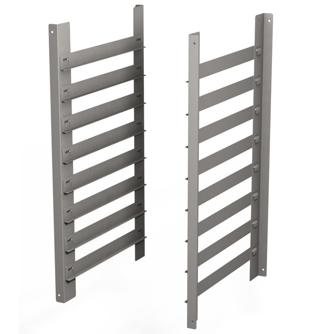 Structures à platines, 8 niveaux, pour piètement+Piètement four, avec tablette inférieure - Diamond
