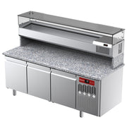 Ensemble table frigo & structure réfrigérée - Réf TPP-205/PL3 - Diamond