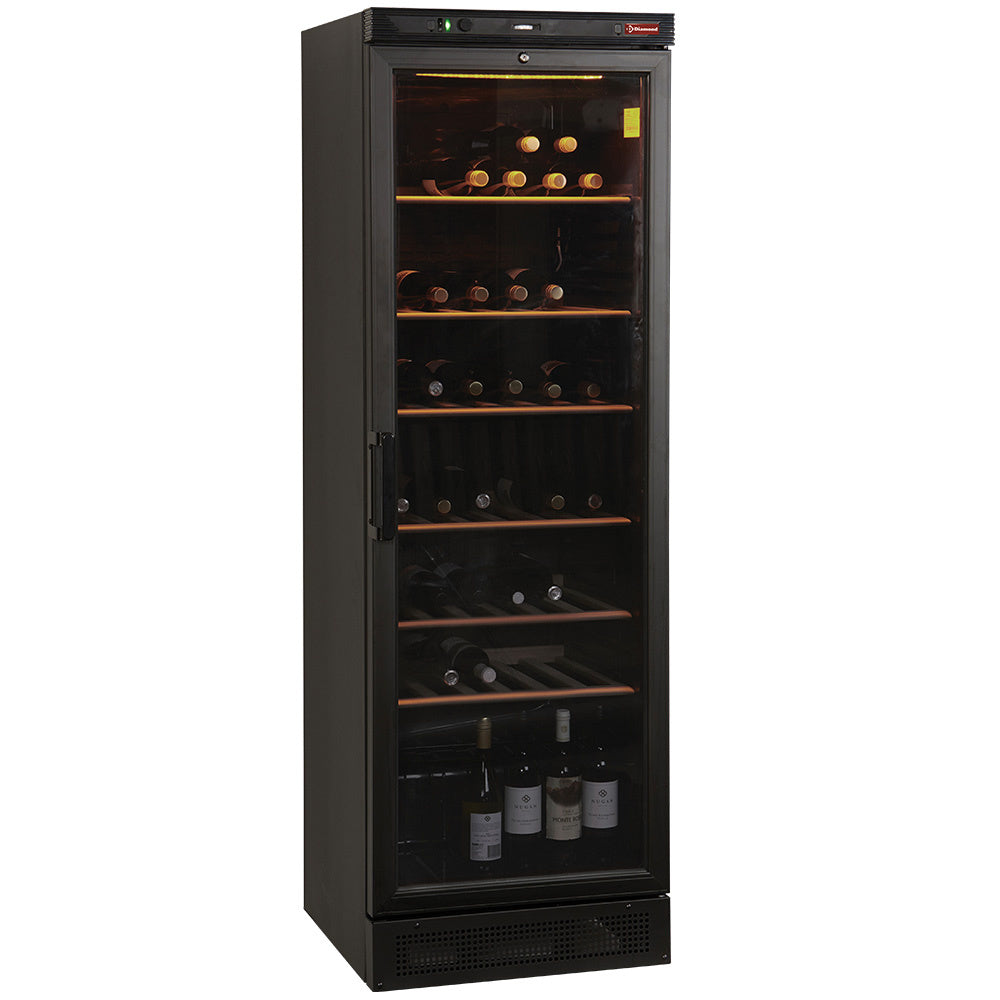 Vitrine cave à vins, ventilée, 380 LT, NOIRE - Diamond