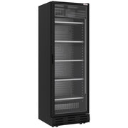 Vitrine ventilée positive 382 litres NOIRE - Diamond