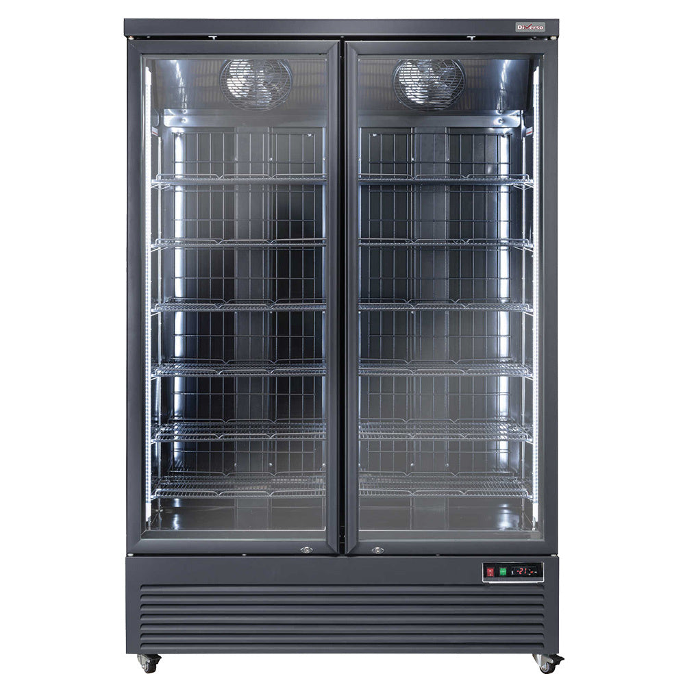 Vitrine Freezer verticale, 1084 litres  - NOIRE - Diamond