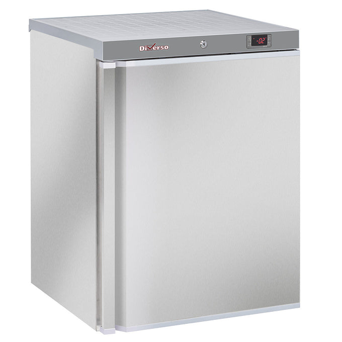 Armoire réfrigérée positive - Frigo ventilé, 200 litres. acier inox - L 600 x P 625 x H 853 mm - Diamond