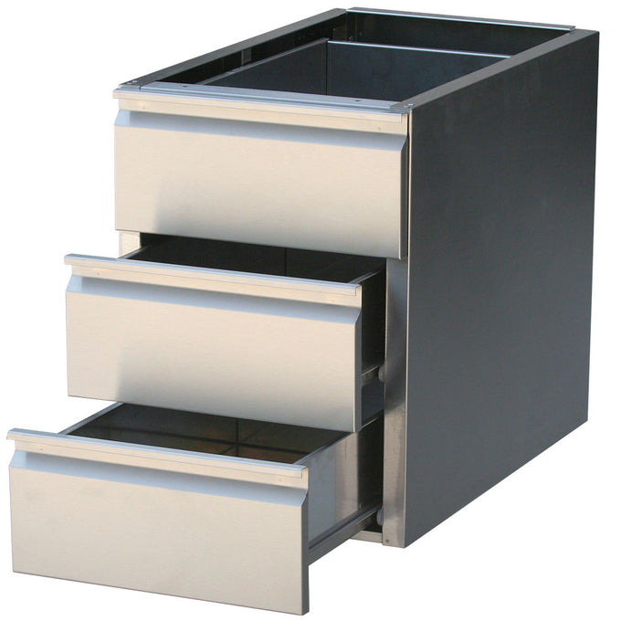 BLOC 3 TIROIRS POUR TABLE 600 - L 400 x P 570 x H 585 mm - Diamond