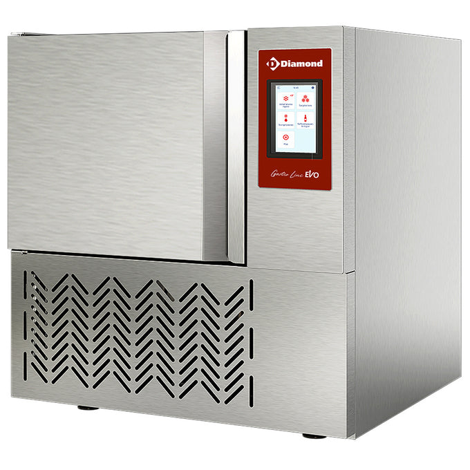 Cellule de congélation rapide, 3x GN1/1 (12-8 Kg) TOUCH SCREEN - 0,95 kW - L 620 x P 655 x H 670 mm - Diamond