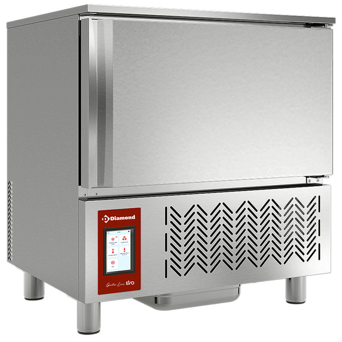 Cellule de congél.rap. 5xgn1/1 ou 600x400 TS - Réf CBT51/R2 - 0,82 kW - L 790 x P 700 x H 875 mm - Diamond