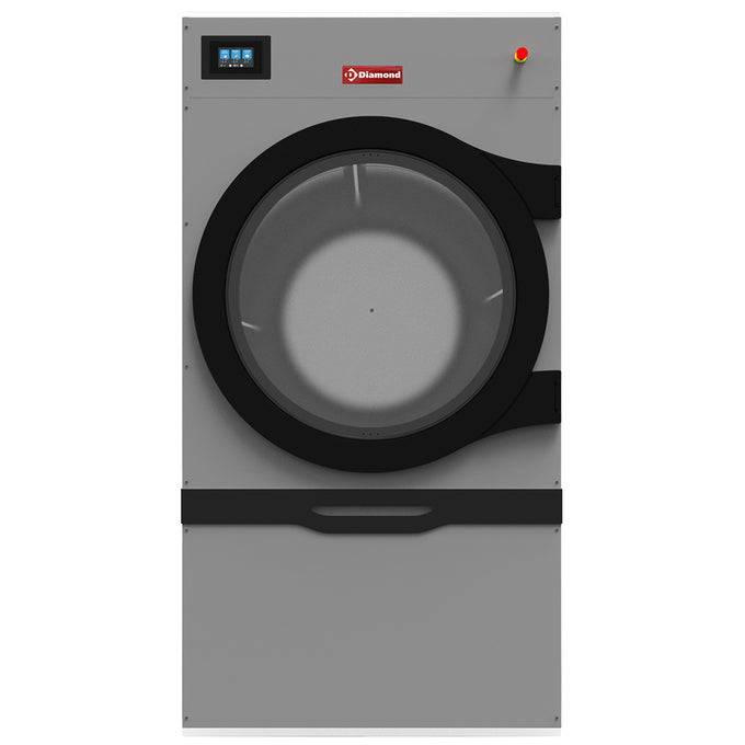 Séchoir rotatif gaz, capacité 23 kg. avec rotation alternée TOUCH SCREEN - L 1010 x P 916 x H 1932 mm - Diamond