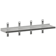 Etagère murale perforée, 4 consoles et 4 crémaillères - Diamond