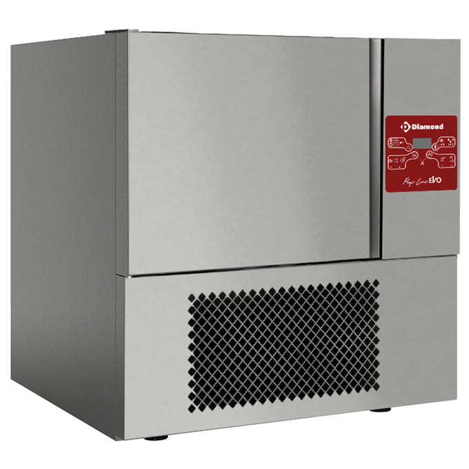 Cellule de congélation rapide 3x GN 1/1 (8-5 Kg.) - 0,82 kW - L 620 x P 655 x H 670 mm - Diamond