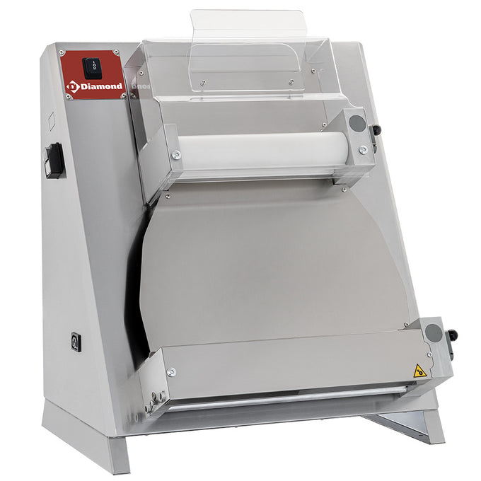 Laminoir Ø 420 mm, 2 rouleaux "Linear", en inox - 0,37 kW - L 580 x P 470 x H 710 mm - Diamond