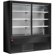 Murale réfrigéré, ventilé, avec portes coulissantes en verres - NOIR - Réf PD15/B5-R2C - Diamond