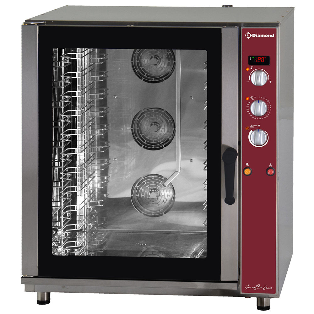 Four à convection électrique, 11x EN (GN), humidificateur automatique - Diamond
