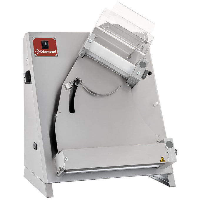 Laminoir Ø 420 mm, 2 rouleaux, en inox - 0,37 kW - L 580 x P 470 x H 790 mm - Diamond