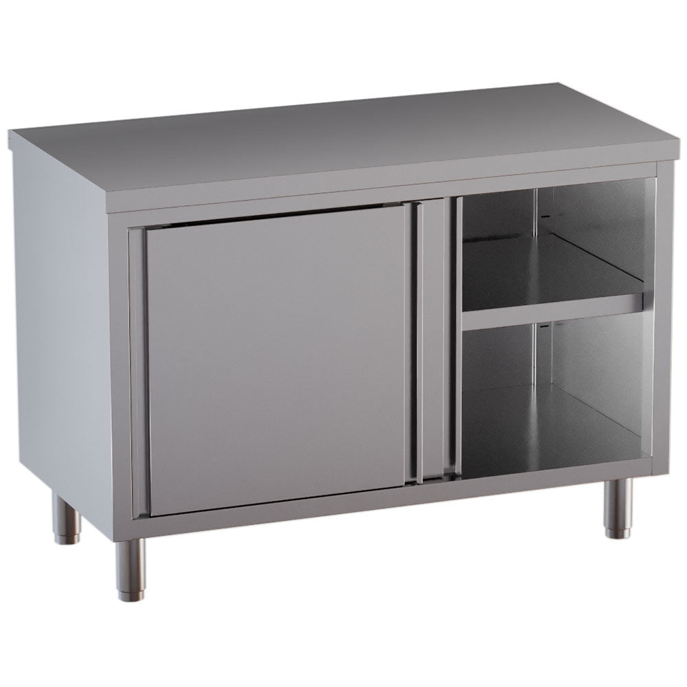 Table armoire neutre, portes coulissantes - Réf TA126-SA1 - Diamond