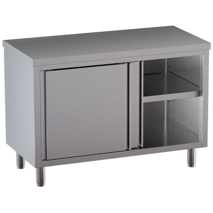 Table armoire neutre, portes coulissantes - Réf TA167-SA5 - Diamond