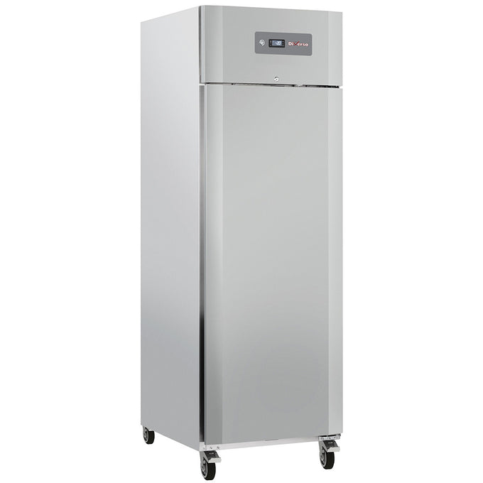 Armoire négative congélateur ventilée 600 Lit. 1 porte GN 2/1, sur roues, 2 avec freins - 700 x 823 x 2045 mm - Diamond