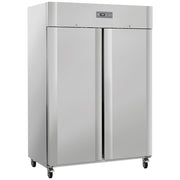 Armoire congélateur ventilée 1200 Lit. 2 portes GN 2/1, sur roues, 2 avec freins - Diamond