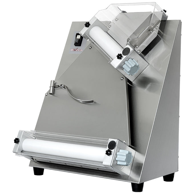 Laminoir diam. 400 mm, 2 rouleaux, en inox - 0,45 kW - L 570 x P 540 x H 720 mm - Diamond